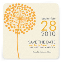 Dandelion Save the Date Announcements
