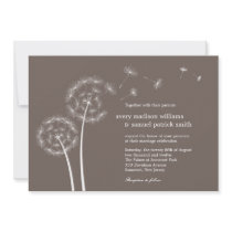 Dandelion Spring Wedding Invitation
