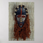 Dane mask, Ivory Coast Print