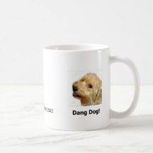 Dang Dog Coffee (left) Mug