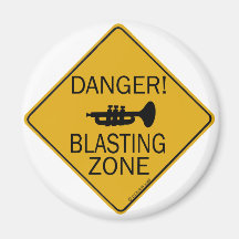 Danger Blasting Zone Magnets
