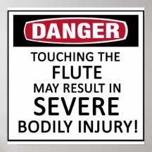 Danger Flute Poster