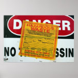Danger Hazardous Waste Posters