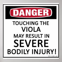 Danger Viola Poster