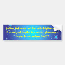 Daniel 12:3 bumper stickers