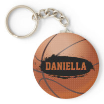 Daniella Grunge Basketball Keychain