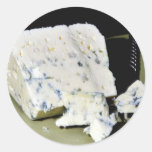Danish Blue Cheeses Round Stickers