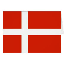 Dannebrog; The Official Flag of Denmark Greeting Cards