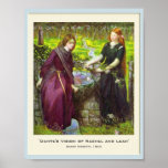"Dante's Vision of Rachel and Leah" Posters