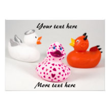 Daphne's In Love - Conscience Ducks Personalised Invitation