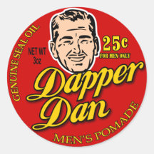 Dapper Dan $8.95 Movie Art Stickers (20 pack)