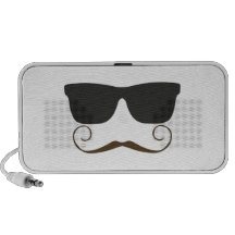 Dapper Moustache Travelling Speaker