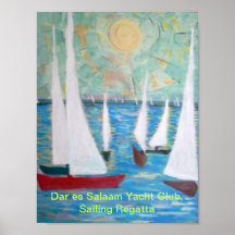 Dar es Salaam Yacht Club, Sailing Regatta Poster