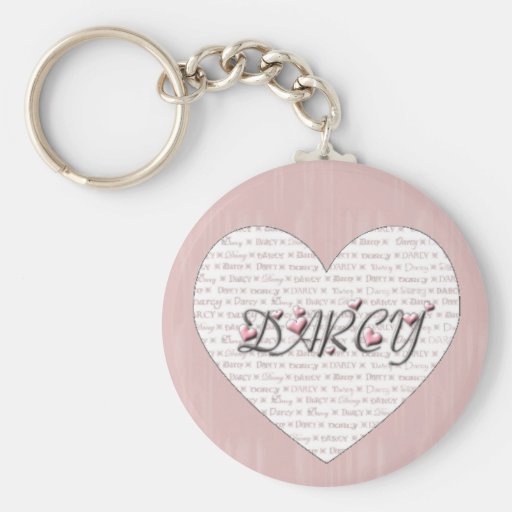 Darcy with Hearts! Keychains