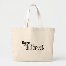 Dare to be different tote bag