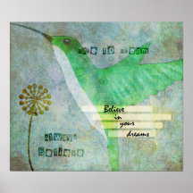 Dare to Dream Hummingbird Posters