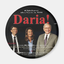 DARIA! MAGAZINE Magnets
