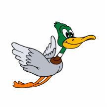 Darien Duck Acrylic Cut Out