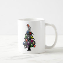 Dark and Gothic Holiday Greeting Coffee Mugs