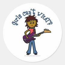 Dark Bass Player Sticker