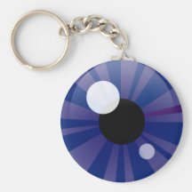 Dark Blue Eye Keychain