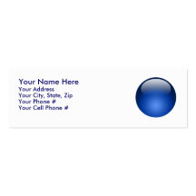 Dark Blue Marble Card Business Card Template