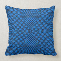 Dark Blue Modern Abstract Background Pillow
