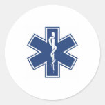     dark blue & white round stickers