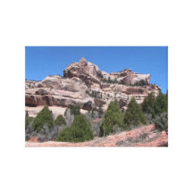 Dark Canyon Utah Landscapes Skyscapes Waterscapes Gallery Wrap Canvas