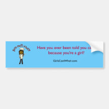 Dark Chef Girl Bumper Sticker
