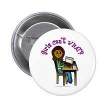 Dark Computer Girl Pins
