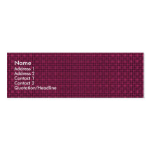 Dark Crimson Fabric Texture Business Card