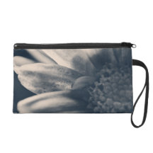 Dark Daisy Wristlet