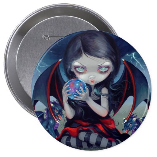 "Dark Dragonling" Button