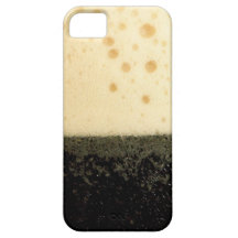 Dark drink with foam case