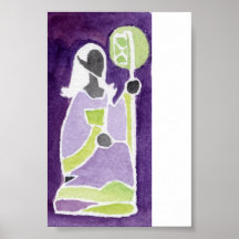 Dark Elf Lanterns - Seated Posters