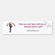 Dark Female Sharpshooter Bumper Stickers
