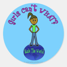 Dark Girls Rule The World Stickers