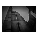 Dark gothic ruins souvenir postcard