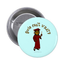 Dark Graduate in Red Pins