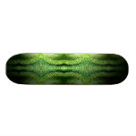 Dark Green Snakeskin Skateboard