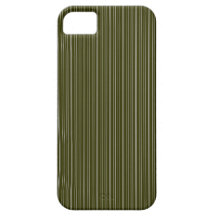Dark Green Stripes iPhone 5 Cover