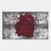 Dark Human Heart Sticker