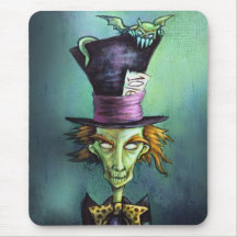 Dark Mad Hatter from Alice in Wonderland Mouse Pads