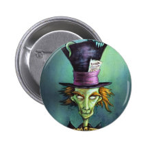Dark Mad Hatter from Alice in Wonderland Pins