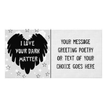 Dark Matter Personalised Photo Card