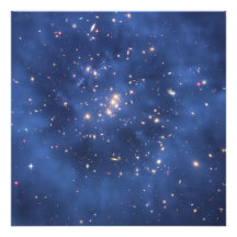 Dark Matter Ring in a Galaxy Cluster Photograph