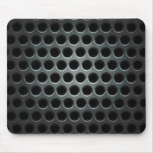 Dark Metal Grid design Mouse Pad