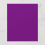 Dark Plum Purple Flyer