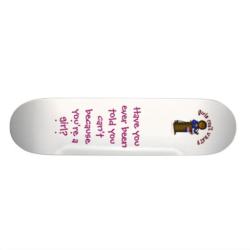 Dark Politician Girl Skateboard Deck